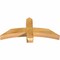 Ekena Millwork Bellingham Rough Sawn Timber Gable Bracket, Western Red Cedar, 36"W x 16"H x 4"D x 4"F, 11/12 Pitch GBW036X16X0404BEL00RWR - alternate 3